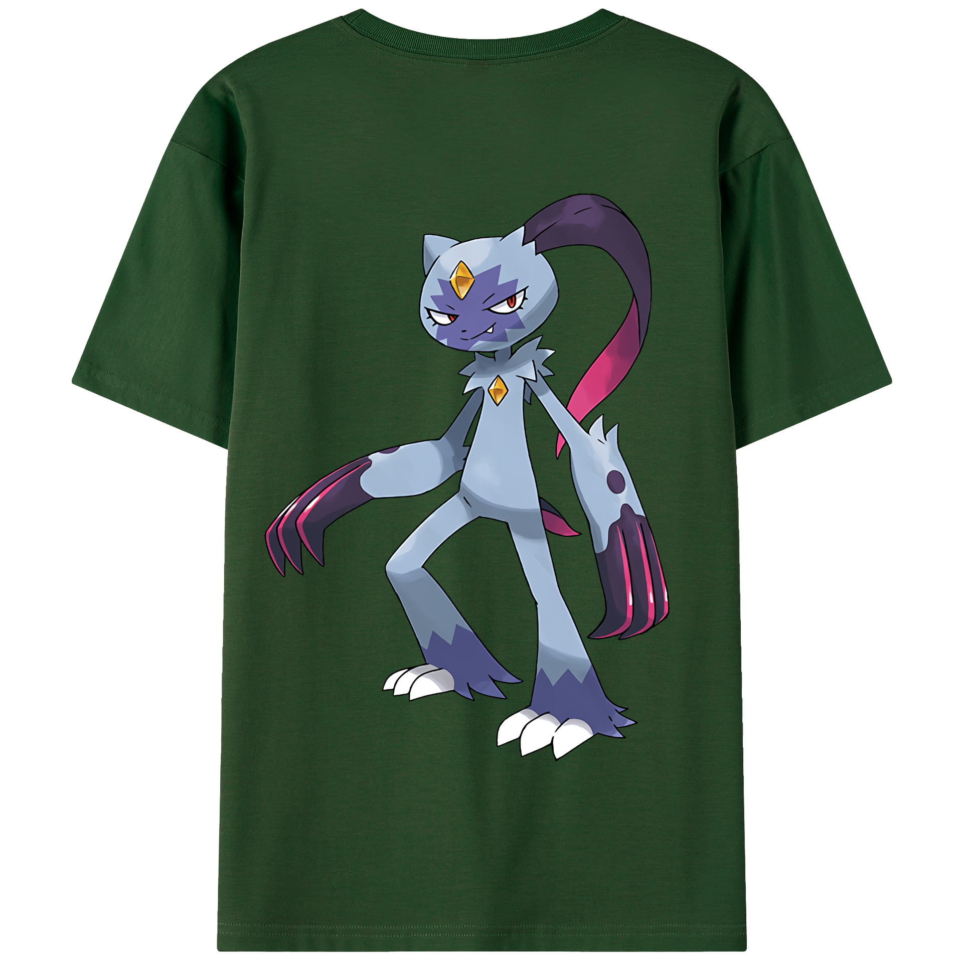 （画像用） ポケットモンスター Pokémon 綿100％半袖Tシャツ（背面プリント）